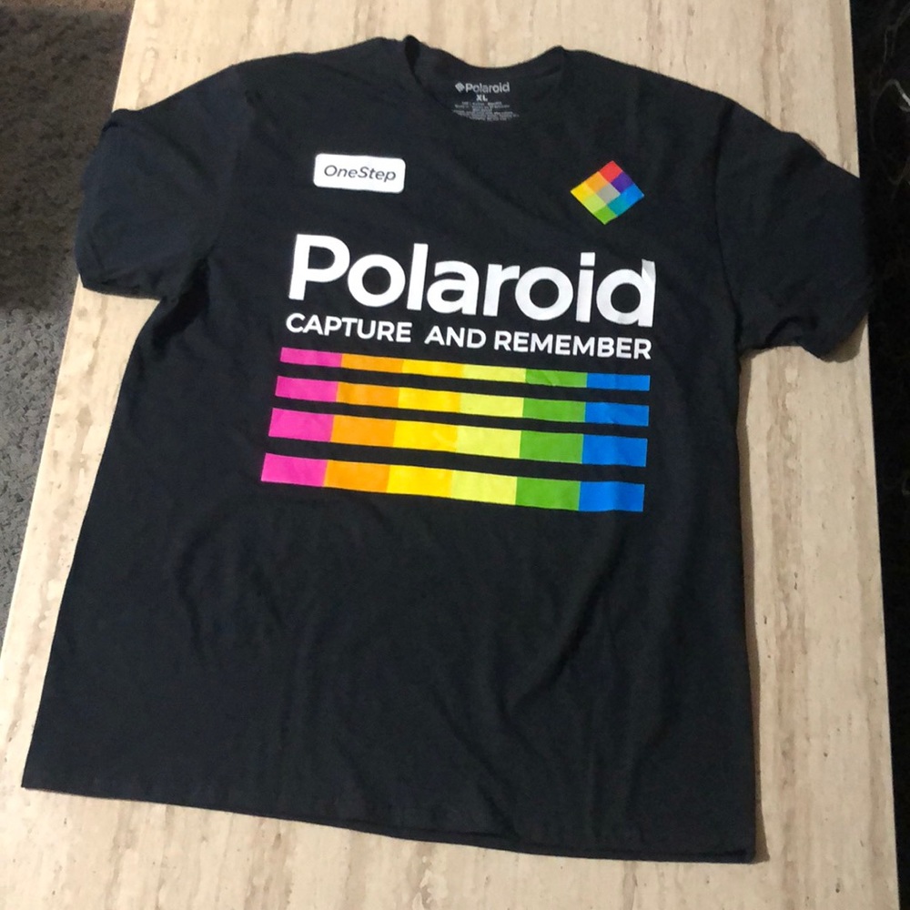 Polaroid | Mens | XL | Tee Shirt | Black